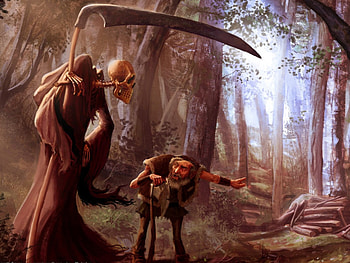 Darkness Guide, skull, dark HD wallpaper