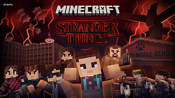 Video Game, Minecraft, Stranger Things, Crossover HD wallpaper
