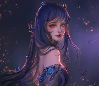Heterochromia iridum, Women, iridum, Heterochromia, fantasy HD wallpaper