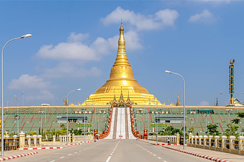 Naypyidaw, Ghost town, Myanmar capital, Unique urban landscape HD wallpaper