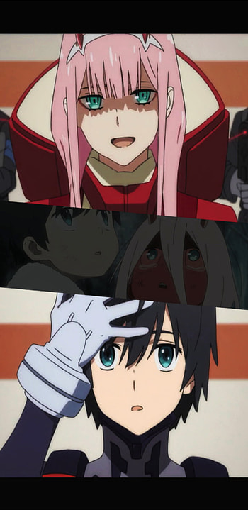 Hiro (Darling in the FranXX), Zero Two (Darling in the FranXX), Anime, Darling in the FranXX HD phone wallpaper