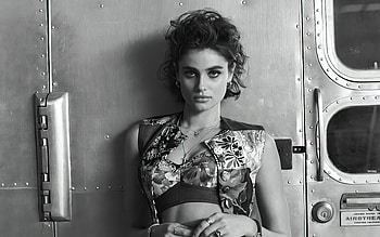 Taylor Hill, American fashion model, portrait, monochrome, hoot, popular models, beautiful woman HD wallpaper