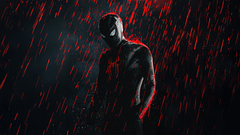 Spiderman In Daredevil World, spiderman, superheroes, artwork, art, digital-art HD wallpaper