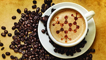 Caffeine Chemistry Coffee Beans Drinks Foam Structure HD wallpaper