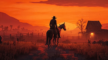 Arthur Morgan Evening Ride, red-dead-redemption-2, games, 2023-games HD wallpaper