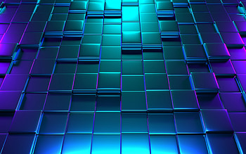 blue 3d cubes background, 3d cubes template, blue 3d polygon background, blue 3d cubes, 3d cubes background HD wallpaper