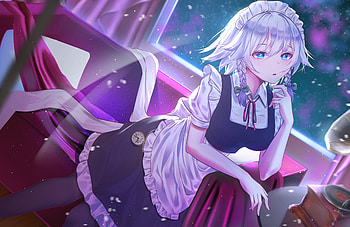 Sakuya Izayoi, Sakuya Izayoi, Anime, Touhou HD wallpaper
