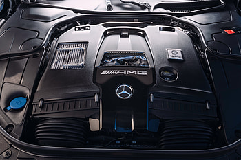 Mercedes AMG S63 2018 Engine View , mercedes-s-class, mercedes, mercedes-benz, cars, 2018-cars HD wallpaper