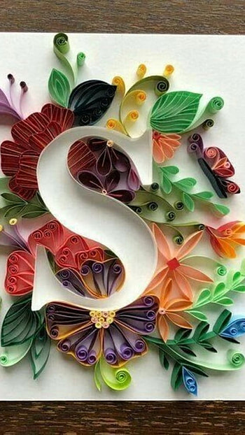 S Name Letter, Creative Letter HD phone wallpaper