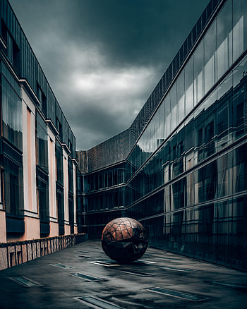 Architecture, City, Building, Miscellanea, Miscellaneous, Ball HD phone wallpaper