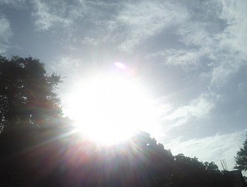 MY SUN SHINING, sunshine, over, moutain HD wallpaper