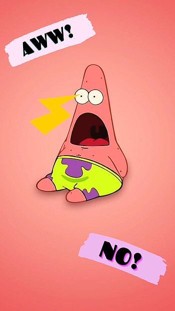 patrick star, shock HD phone wallpaper