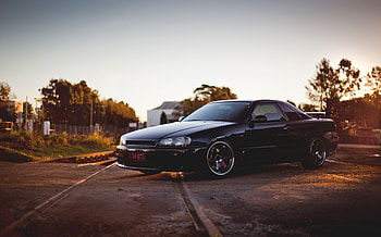 Nissan, Cars, Gtr, Skyline, R34, Front, Railroad HD wallpaper