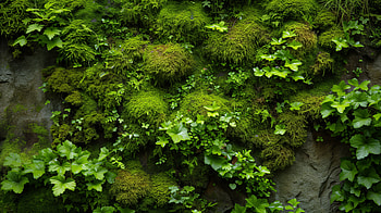 Lush Green Moss Wall -, moss, moss wall, greenery, plant, nature HD wallpaper