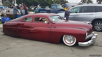 Classic and Vintage Car Show, Show, Vintage, Car, Low, Maroon, Channel, Rider, Islands, Classic HD wallpaper