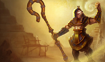 League of Legends - Nasus, league, nasus, legends, riot HD wallpaper
