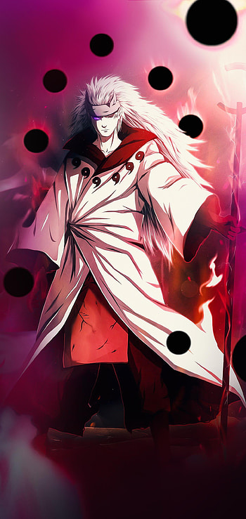 Uchiha Madara, red, magenta HD phone wallpaper