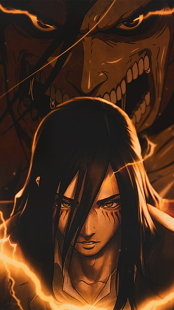 Eren Yeager, art, attack on titan, anime HD phone wallpaper