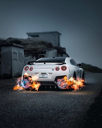 White Nissan Gtr, Nissan R35 HD phone wallpaper