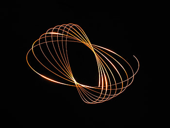 Abstract, Rings, Pattern, Glow HD wallpaper