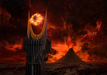 Eye of Sauron, Indian Ocean HD wallpaper