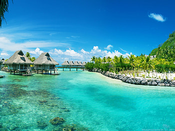 3D , Bora Bora beauty, Tropical paradise, Exhilarating landscapes HD wallpaper