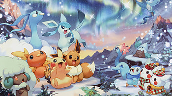 Pokemon Christmas HD wallpaper