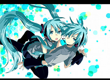 Vocaloid Miku and Mikuo, Miku, Mikou, Rin, Vocaloid, Kaito HD wallpaper