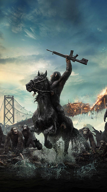 Dawn of the Planet of the Apes (2022) movie HD phone wallpaper