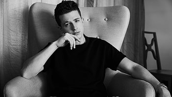 Charlie Puth monochrome, , , Music artist HD wallpaper