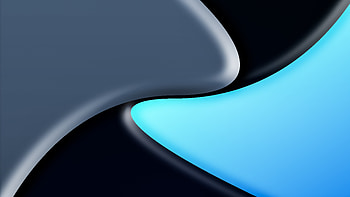 Shapes, blue-black-gray color mix, abstract HD wallpaper