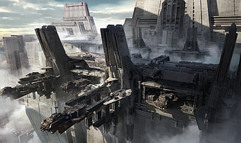 Sci Fi, Structure HD wallpaper