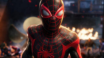 Miles Morales In Spider Man 2, marvels-spider-man-2, spider-man-2, spiderman, 2023-games, ps5-games, games HD wallpaper