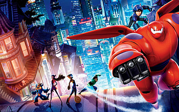 Big Hero 6 animation, , backgrounds HD wallpaper