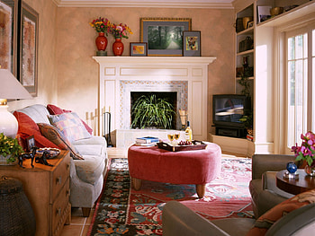Interior, Miscellanea, Miscellaneous, Style, Furniture, Modern, Up To Date, Coziness, Comfort, Fireplace HD wallpaper
