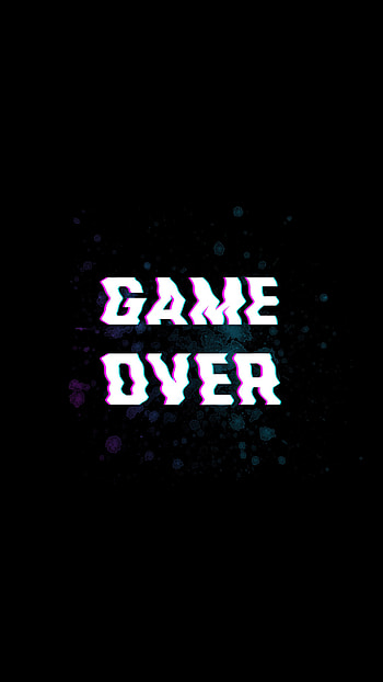 Game Over, Typographic art, resolution, Sony Xperia HD phone wallpaper
