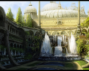 City, Fantasy HD wallpaper