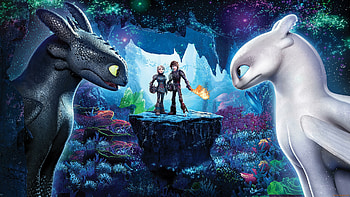 Hiccup and Light Fury, How to Train Your Dragon HD wallpaper