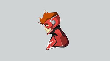 The Flash Minimalism , the-flash, flash, minimalism, artwork, artist, digital-art, superheroes, artstation HD wallpaper