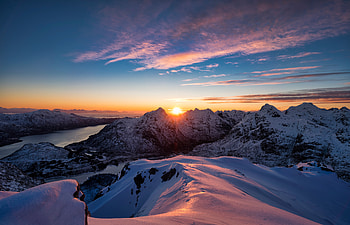 Norway Lofoten Mountains , mountains, nature HD wallpaper