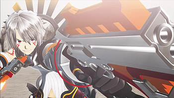 Hack, anime, boy, original, weapon, short hair, anime warrior, gun HD wallpaper