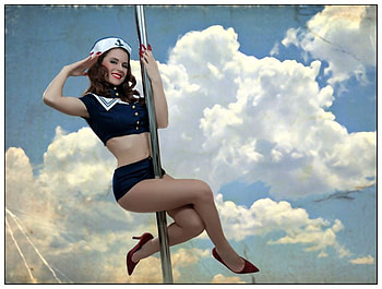BEAUTY IN THE SKY, blue, white, clouds, happy, sky, woman, beauty HD wallpaper
