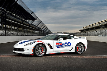 Chevrolet Corvette Grand Sport Will Pace 101st Indianapolis 500, White, Vette, Race, GM HD wallpaper