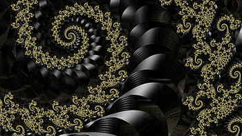 Abstract, Art, Pattern, Fractal, Spiral, Torsion, Twisting HD wallpaper