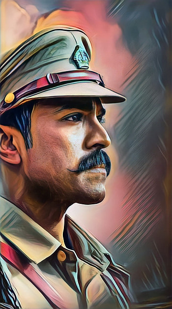 Ram Charan, art, rrr, wallpap, ramcharan HD phone wallpaper