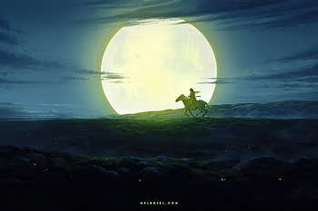 Horse Rider , horse, artist, artwork, digital-art, deviantart HD wallpaper