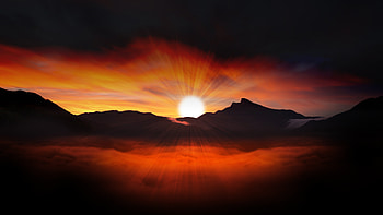 Dawn Sunset , dawn, sunset, nature HD wallpaper