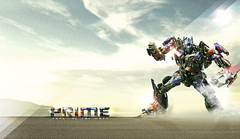 Optimus Prime, blue, moon, cg, of, desert, transformers, flare, robot, ground, dark, prime, optimus, flares, lights, red, metal, the, sky HD wallpaper
