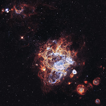 Universe, Stars, Shine, Light, Nebula, Galaxy HD phone wallpaper