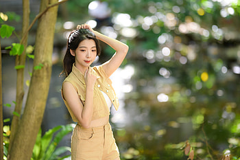 asian, woman HD wallpaper